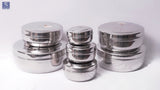 Stainless Steel Bulging chapatti Dabba / Container - Round