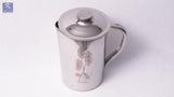 Stainless Steel Water Jug with Lid - Laser Print