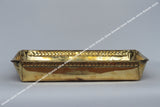 Brass Rectangular Tray / Brass ICC Pola Mudi