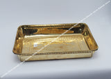 Brass Rectangular Tray / Brass ICC Pola Mudi