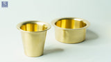 Brass Coffee Dabara / Davara Set Heavy -Matt Finish