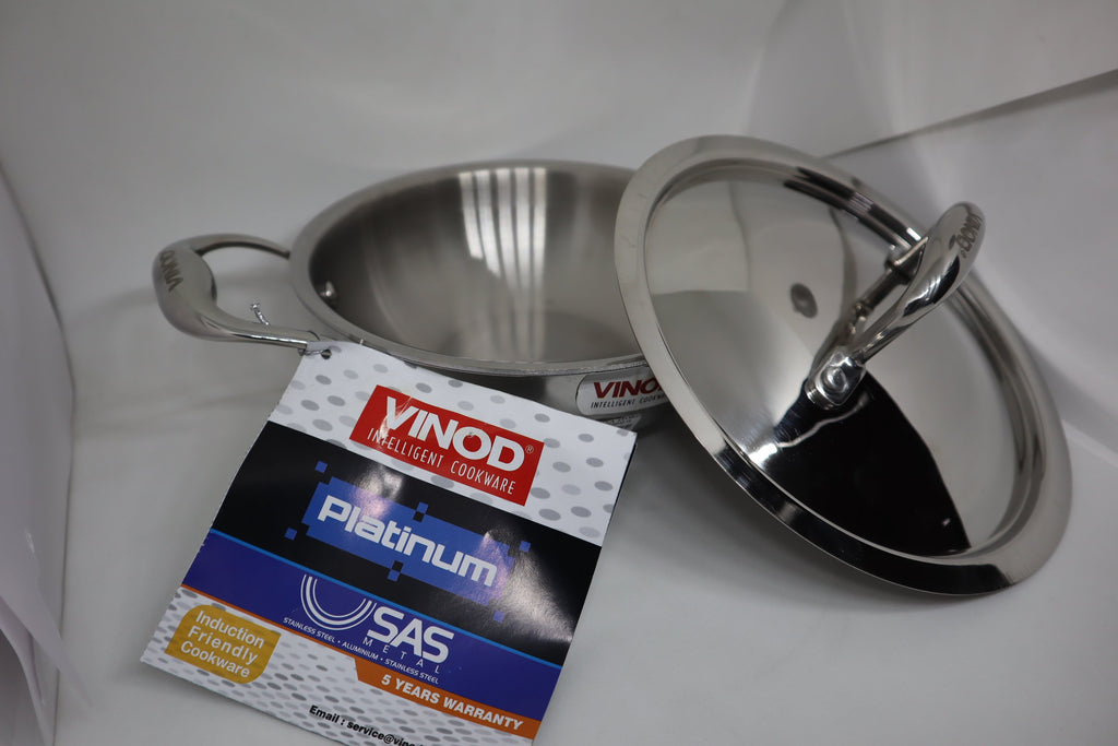 Vinod stainless on sale steel kadai