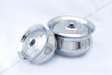 <transcy>மூடியுடன் டிஷ் பரிமாறும் எஃகு - பாட் மாதிரி</transcy>