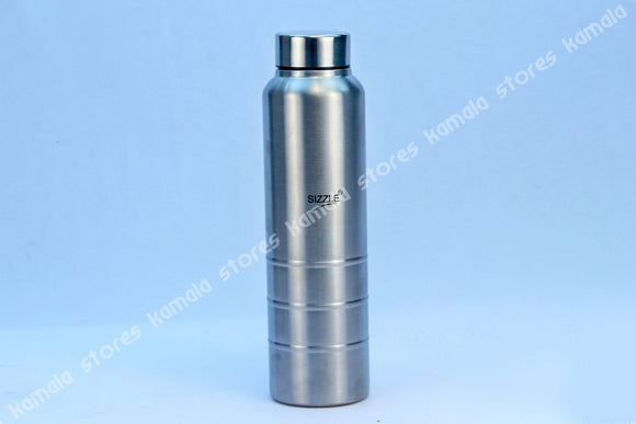 <transcy>Sizzle स्टेनलेस स्टील पानी की बोतल 1000 मिलीलीटर पतलाl</transcy>