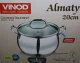 Vinod Stainless Steel Almaty - Covered Saucepot