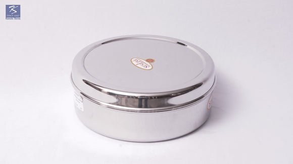 Stainless Steel Chapathi Dabba / Container - Round