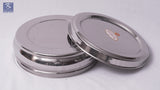 Stainless Steel Bulging Dabba / Container - Round