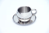 Mintage Cup & Saucer Double Wall (4+4 Set)