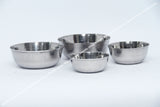 Stainless Steel Solid Bowls -Curry / Dessert Serving, Vati / Katori