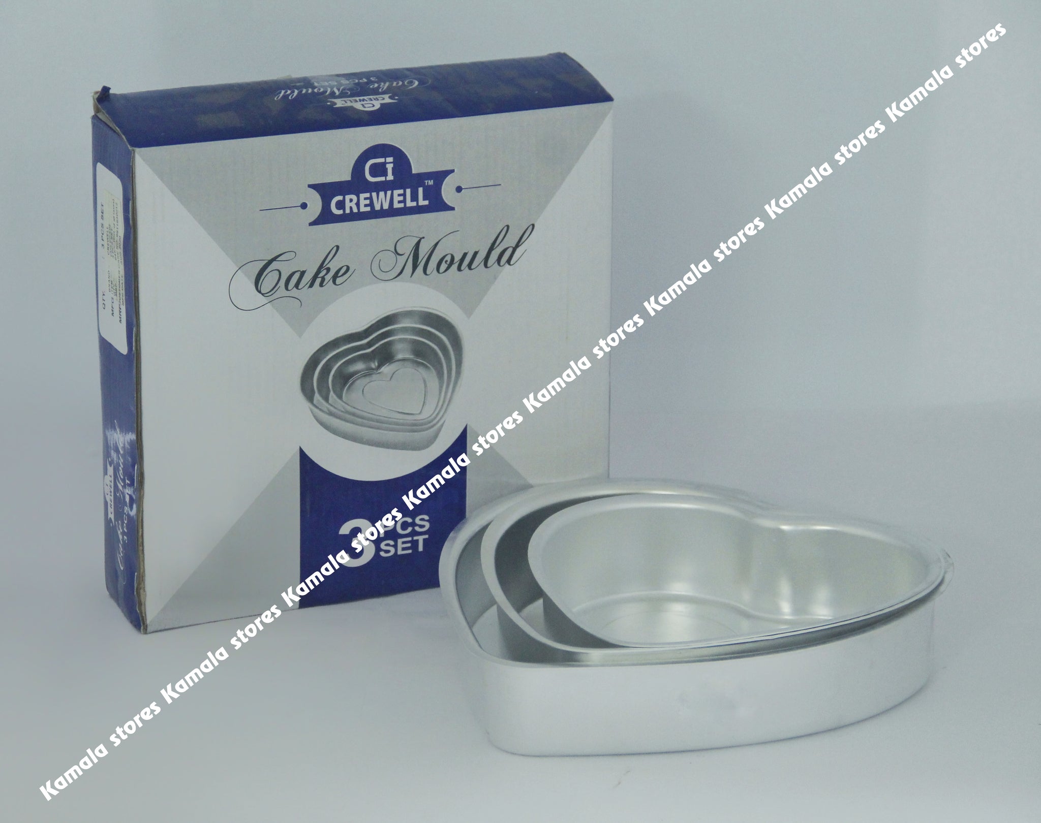 Buy Shopfleet-{ Set Of 3} Oven Safe Non-Stick Round Shaped Cake Baking Mold  Pan, Cake Tin, Microwave Oven Online at Best Prices in India - JioMart.