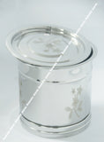 Mintage Stainless Steel Rice Drum, Pawali, Storage Container with Lid