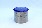 JVL - Stainless Steel Design Storage Container with Transparent Lid