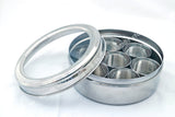 Stainless Steel Spice Storage with See through Lid - Anjarai Petti